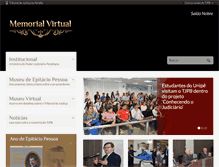 Tablet Screenshot of memorialvirtual.tjpb.jus.br
